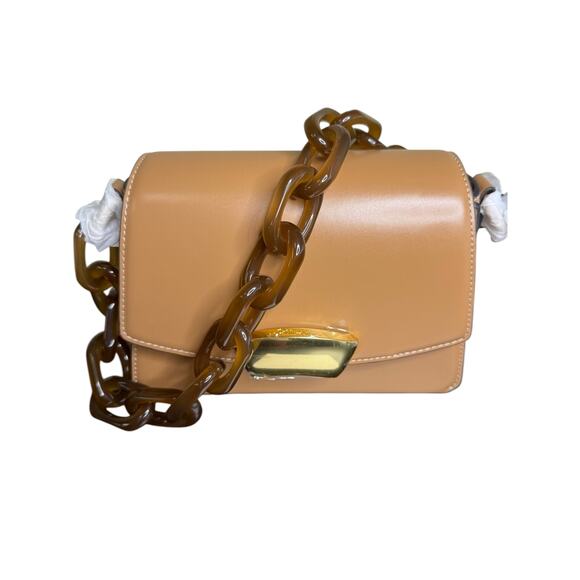 3.1 Phillip Lim NWT Camel ID Shoulder Bag with Resin Chain - Picture 2 of 16